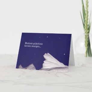 Carte de Noël - Krenta Snaiges