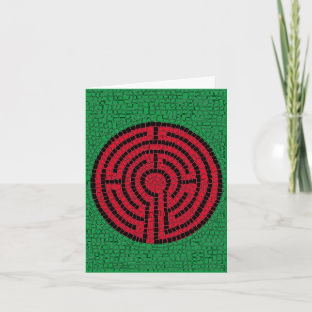 Carte de Noël LABYRINTH IX (Devant)