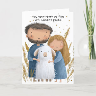 Carte de Noël "L'amour d'un berger"
