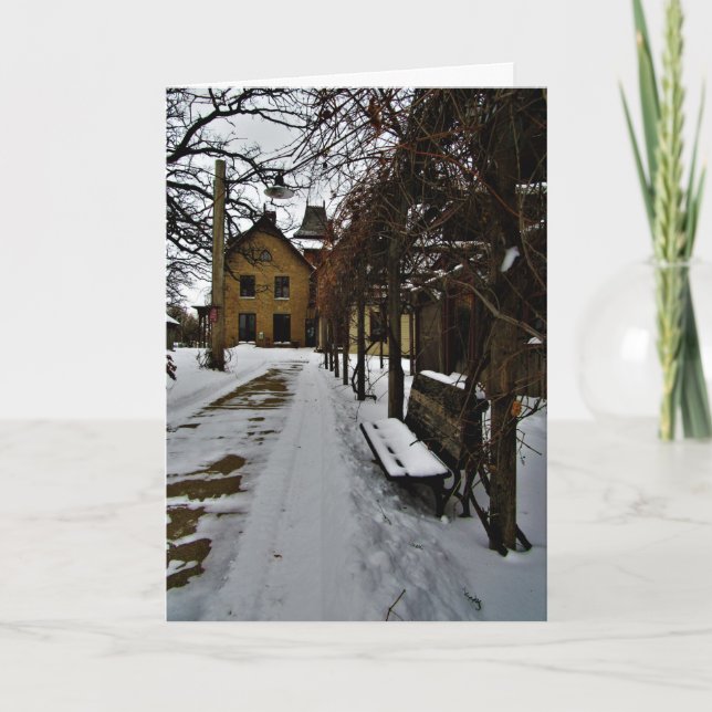 Carte de Noël "LeDuc en hibernation" (Devant)