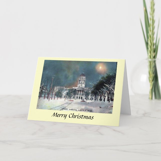 Carte de Noël - Lincoln, Nebraska, USA (Devant)