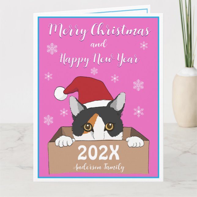 Carte de Noël Little Kitty (Devant)
