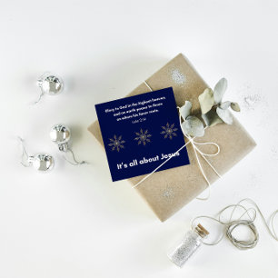 Carte de Noël: Luc 2:14, Carte de verset biblique