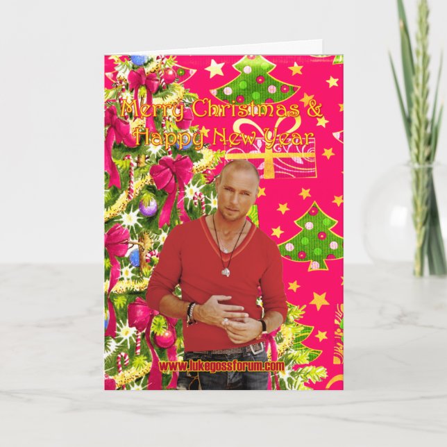 Carte de Noël Luke Goss 2009 (Devant)
