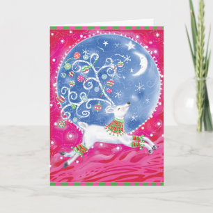 Carte de Noël lunatique