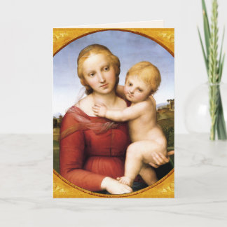Carte de Noël Madonna Cowper