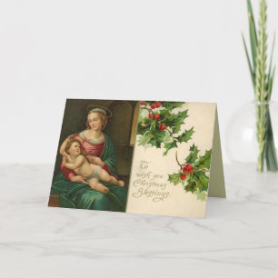 Carte de Noël Madonna de Victoria