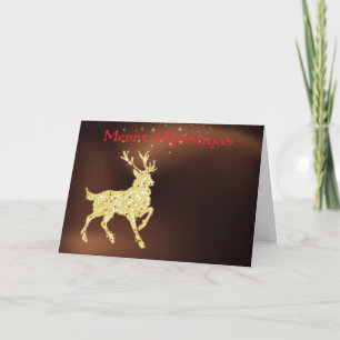 Carte de Noël Magic Reindeer