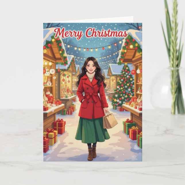 Carte de Noël Magique (Devant)