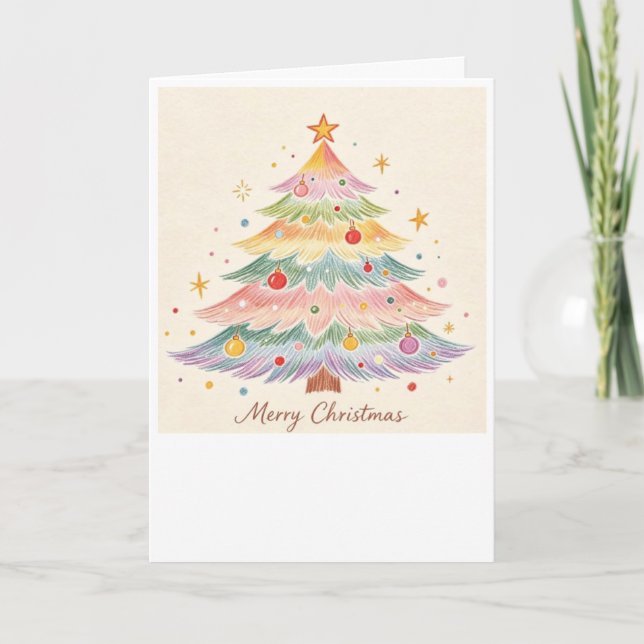 Carte de Noël magique (Devant)