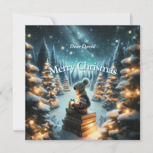 Carte de Noël magique