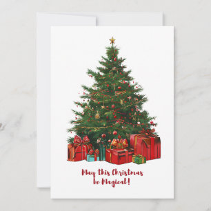 Carte de Noël magique