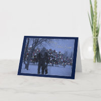 Carte de Noël magique de guitare