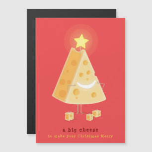 Carte de Noël magnétique Big Cheese