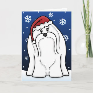 Carte de Noël maltaise Kawaii