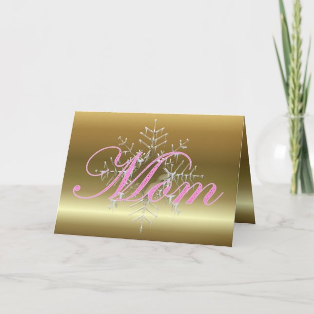 Carte de Noël Maman (Devant)