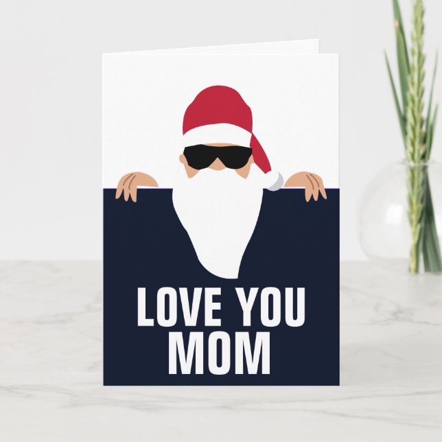 CARTE DE NOËL MAMAN T'AIME (Devant)