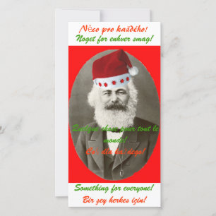 Carte de Noël Marx