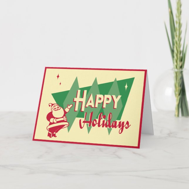 Carte de Noël MCM rétro (Devant)