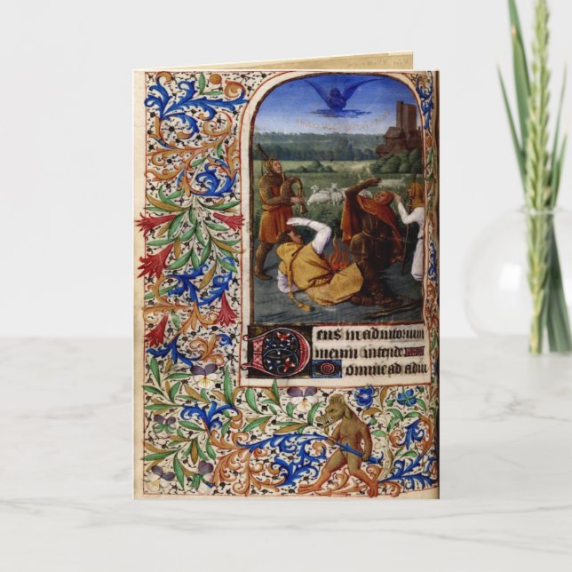 Carte de Noël médiévale 3 (Devant)