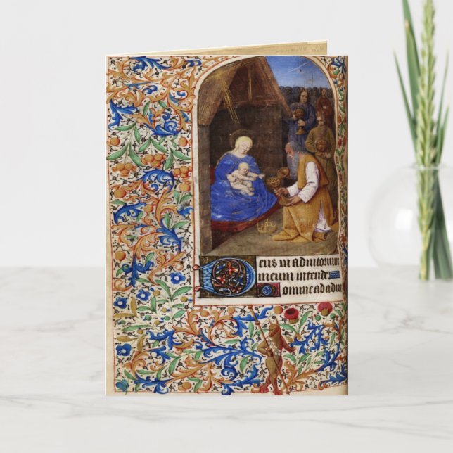 Carte de Noël médiévale 4 (Devant)