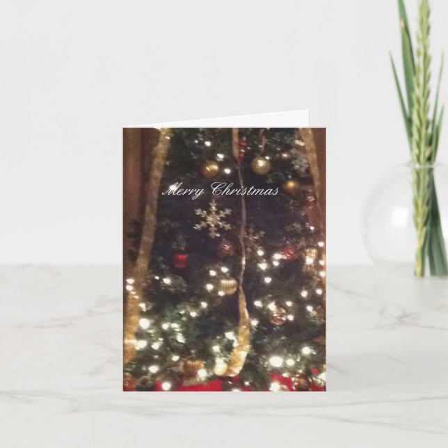 Carte de Noël mélangée de famille (Devant)