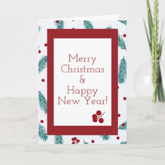 Carte de Noël Merry Berry