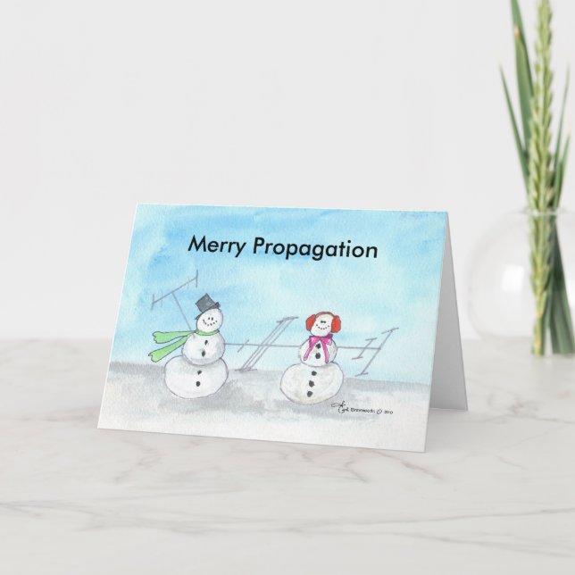 Carte de Noël MerryPropagation (Devant)