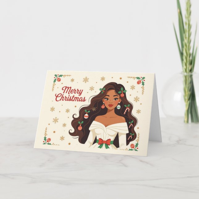 Carte de Noël merveilleusement bénie (Devant)