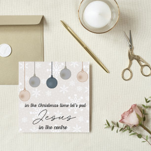 Carte de Noël : Mettons Jésus au centre Hol