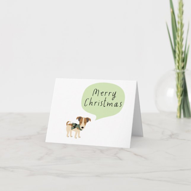 Carte de Noël mignonne (Devant)