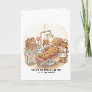Carte de Noël mignonne pour parodontiste/dentiste
