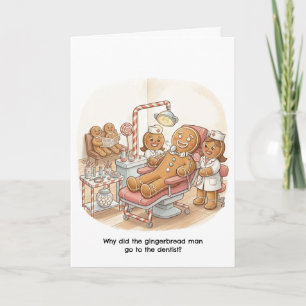 Carte de Noël mignonne pour parodontiste/dentiste