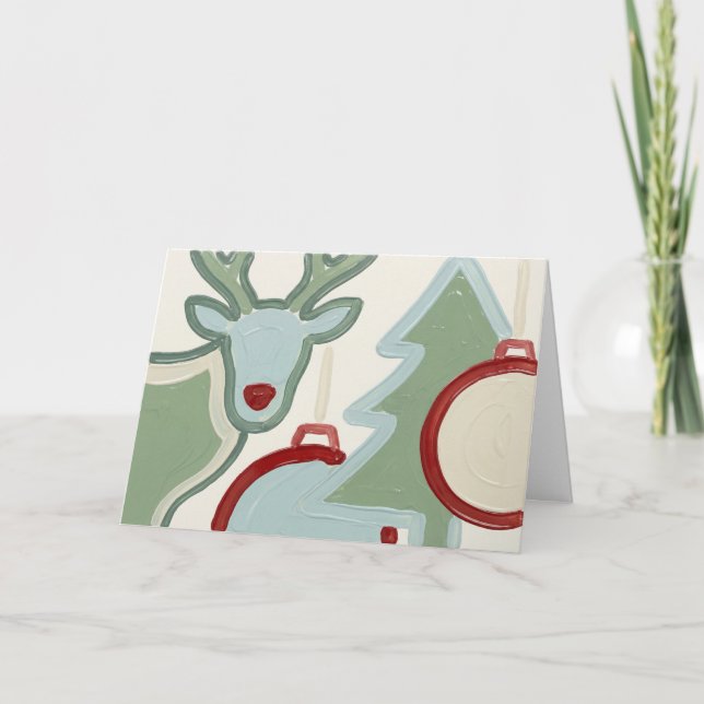Carte de Noël Minimaliste et Audacieuse (Devant)