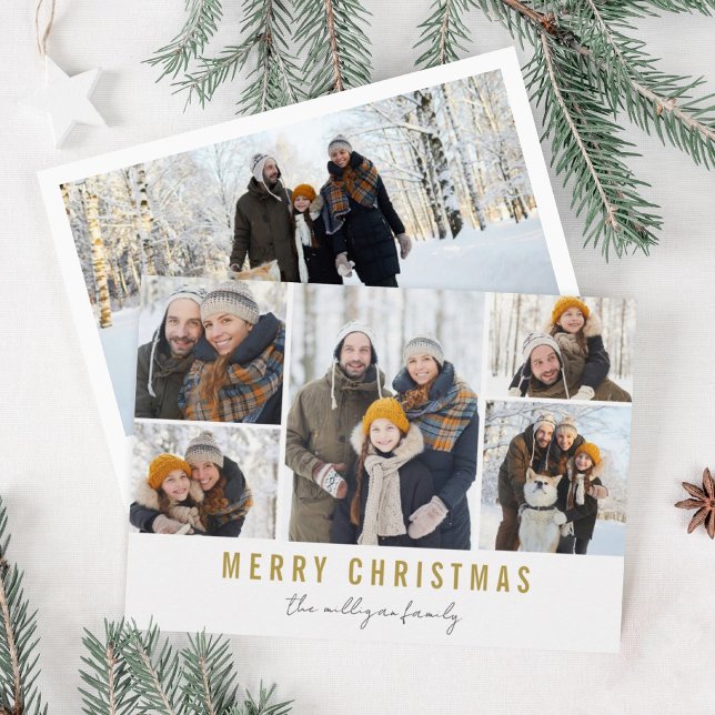 Carte de Noël Minimaliste Moderne (Créateur téléchargé)