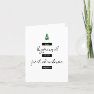 Carte de Noël minimaliste pour copain