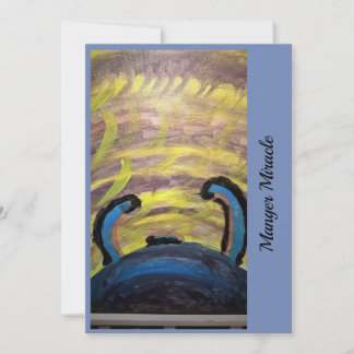 Carte de Noël Miracle Manger