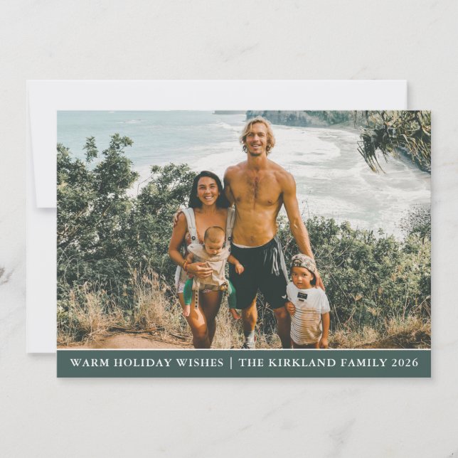 Carte de Noël moderne (Devant)