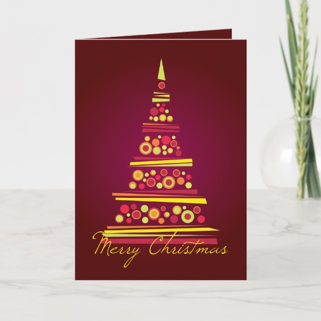 Carte de Noël moderne (Devant)
