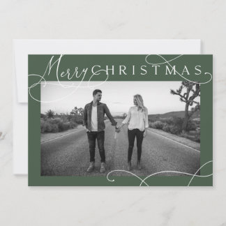 Carte de Noël Moderne avec Photo
