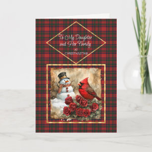 Carte de Noël moderne Tartan MacIntosh