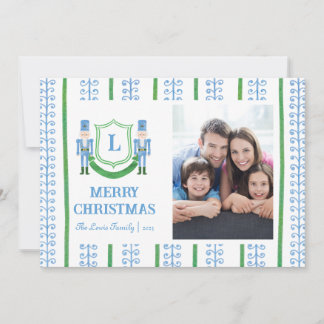 Carte de Noël Monogramme de Casse-Noisette