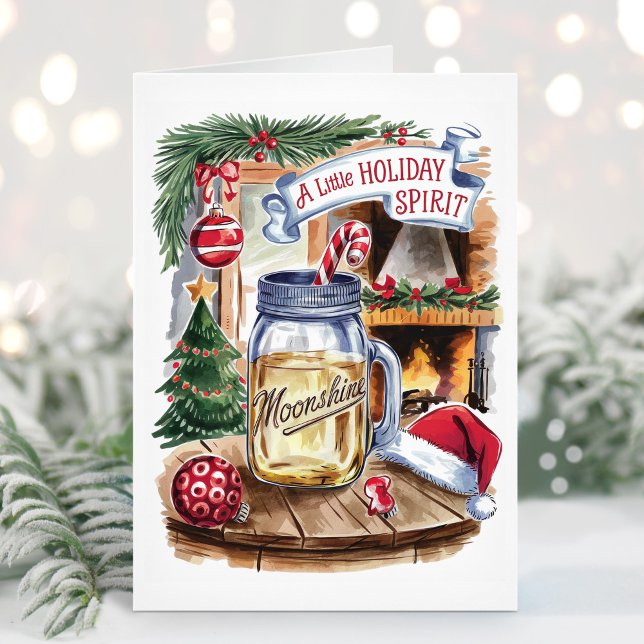 Carte de Noël Moonshine Esprit des Fêtes (Créateur téléchargé)