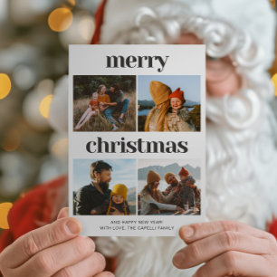 Carte de Noël Multi Photo