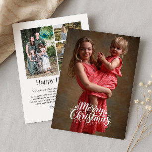 Carte de Noël Multi Photo