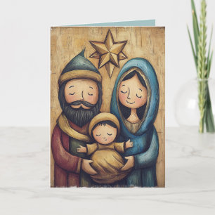 Carte de Noël Nativité