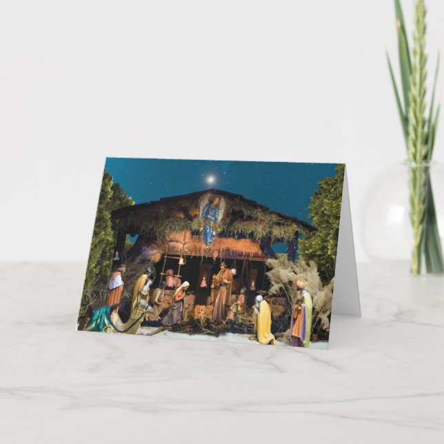 Carte de Noël Nativité (Devant)