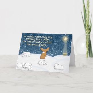 Carte de Noël Noel Corgi