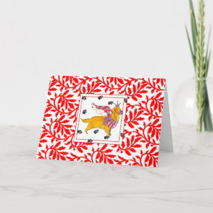 Carte de Noël NOEL de Gulliver pour Golden Retriev