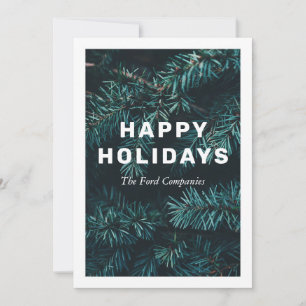 Carte de Noël non photo ou carte de vacances